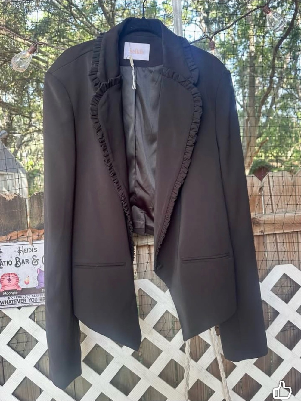 Selkie - the Caviar Love Note blazer